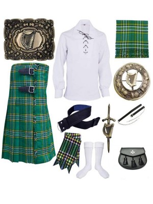 11 Pcs | Scottish Kilt Outfit For Wedding