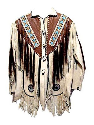 Unique Style Cowboy Leather Jacket With Excellent Work